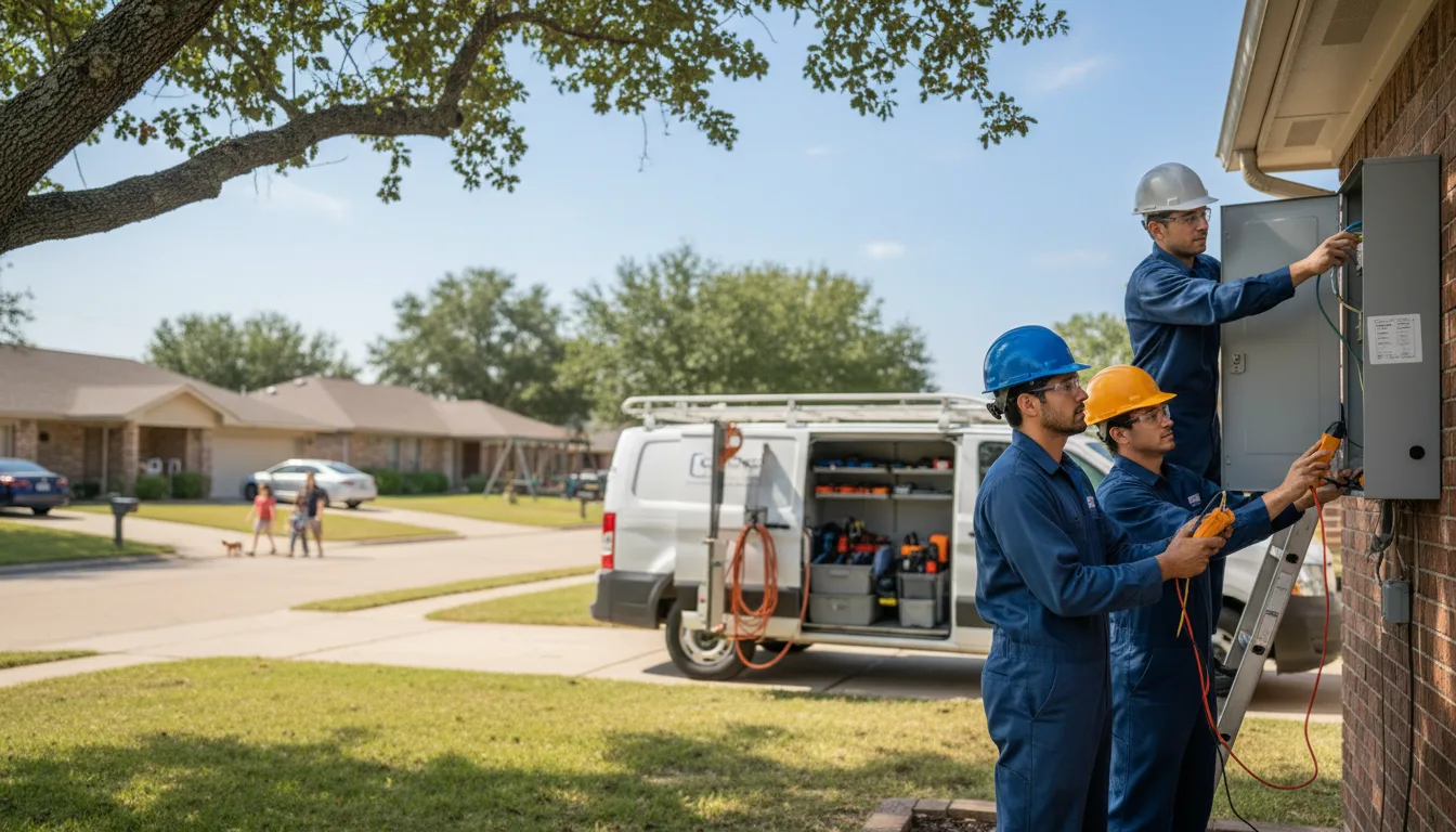 Certified electrician providing emergency electrical services in Wanblee, SD